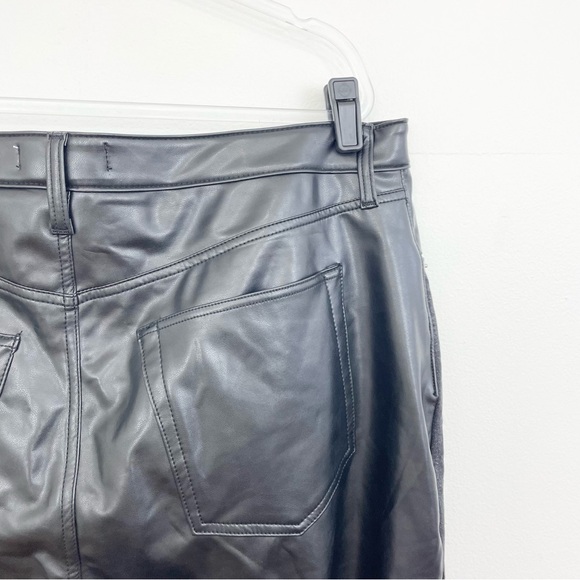 Abercrombie Mixed Fabric Ultra High Rise Ankle Straight Jean - Picture 8 of 10